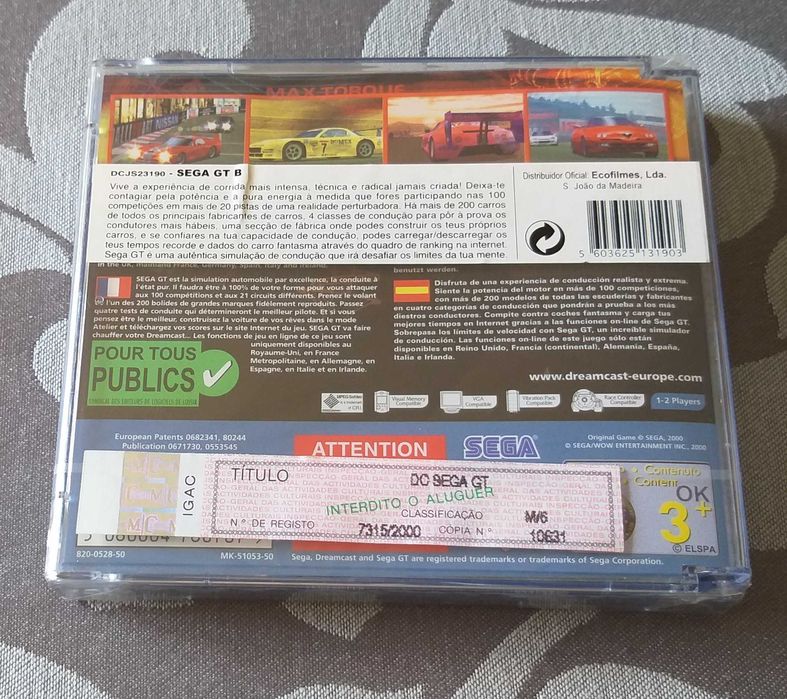 4 Jogos Sega Dreamcast Novos