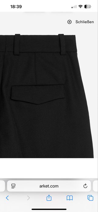 Arket брюки ділові з вовною