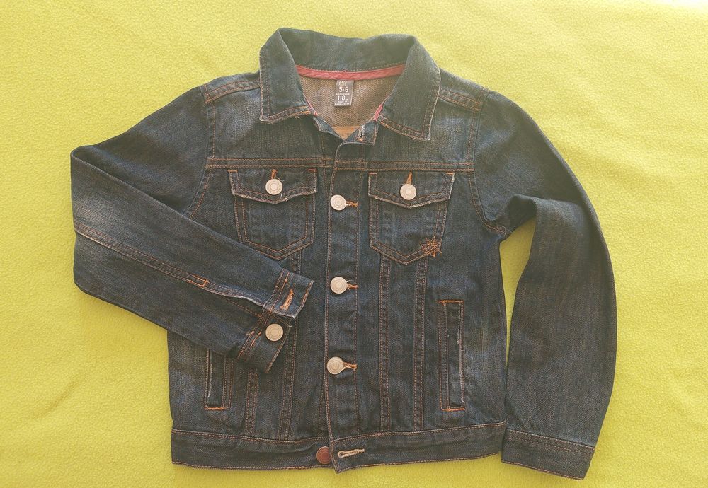 Blusão/ Casaca de ganga Zara, 5-6 anos, 118cm