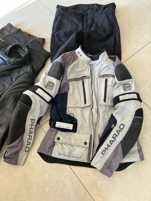 Текстильний едвенчер шкіряний мото костюм