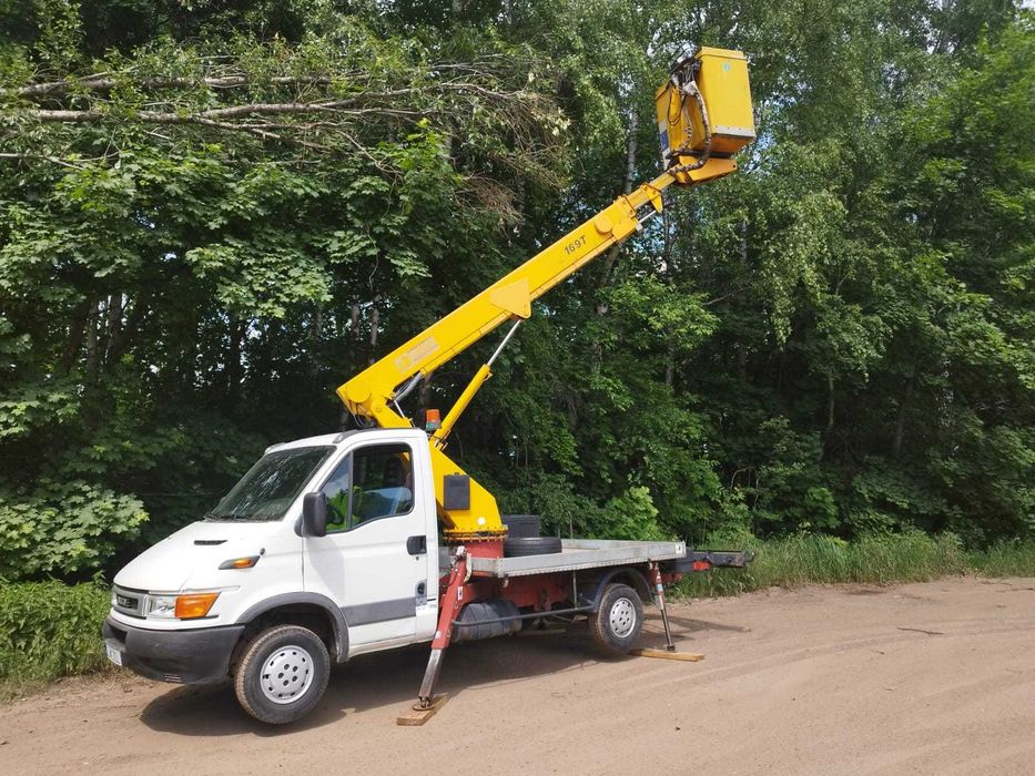 Podnośnik koszowy, zwyżka (5pietro) wynajem, usługi