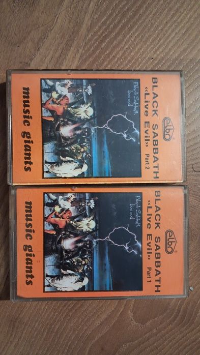 Black Sabbath Live evil Part I i II dwie kasety metal MC