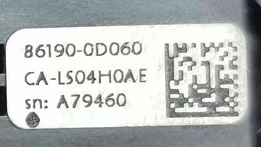 Módulo USB / AUX / IPOD TOYOTA YARIS (_P13_) ano 2015