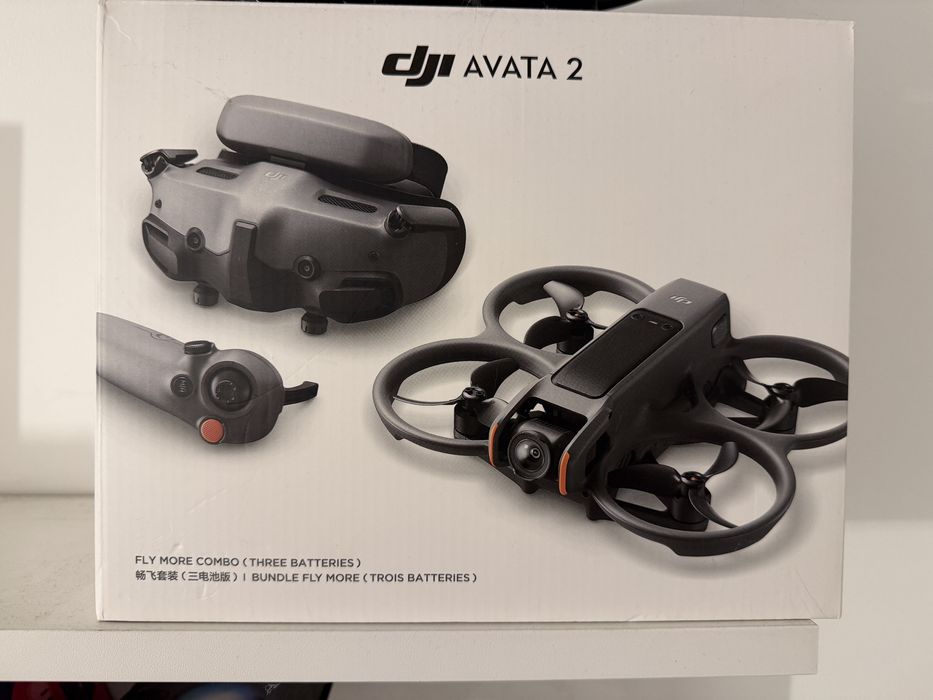 Puste pudelka od sprzetu DJI