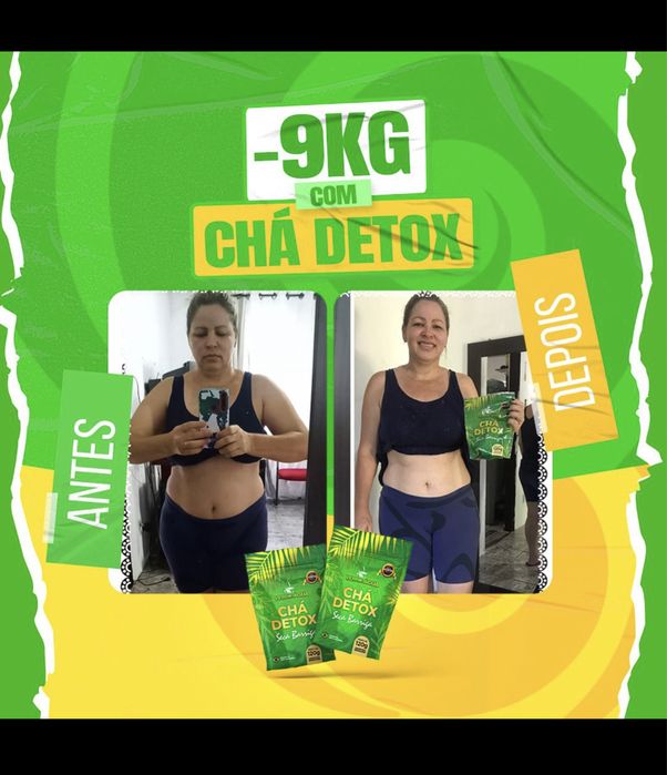 Cha detox seca barriga