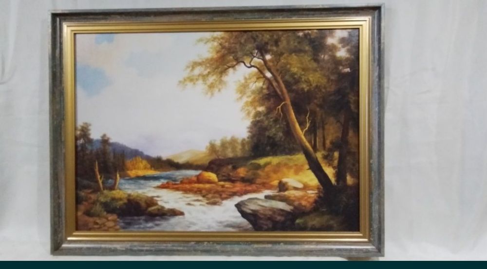 Картина репродукция 70 х 50 см. в деревянной раме 6ми.