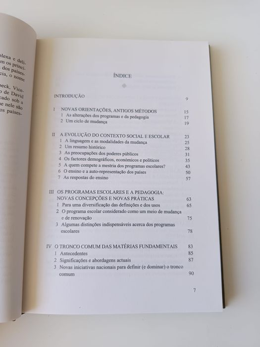 A reforma dos programas escolar
