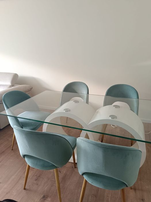 Mesa Tampo Transparente 2 m x 1 m