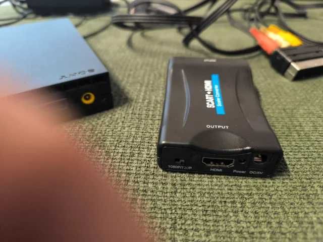 Playstation 2 Slim c/ Adaptador SCART/HDMI