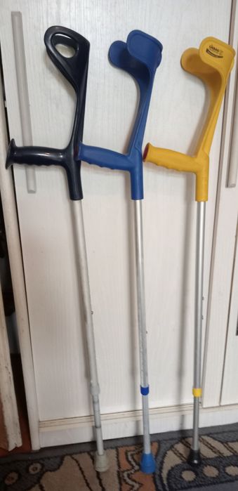 Kule ortopedyczne aluminiowe wysokość regulowana