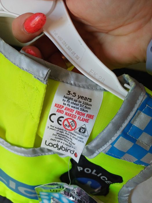 Карнавальний маскарадний костюм професії поліція поліцейський 4-5 рок