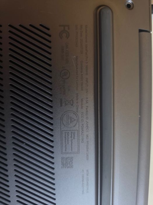 Леново Pro 5 Ult9 RTX4050 (под востоновление)