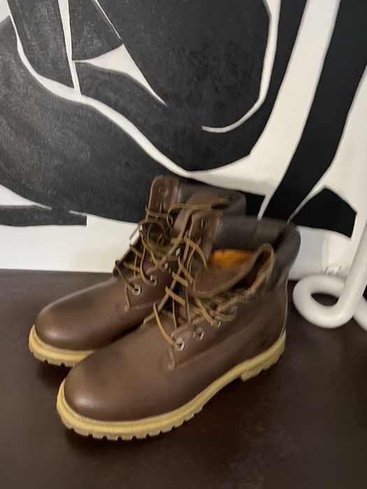 Trapery 37,5 TIMBERLAND skórzane nowe