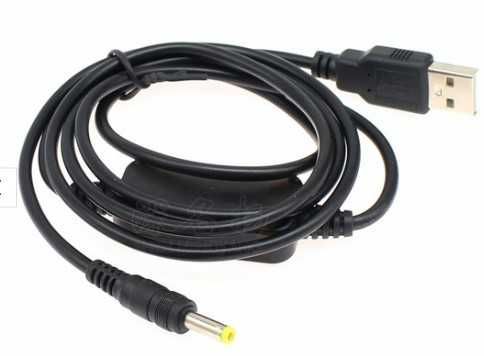 USB to DC 5,5*2,1 мм адаптер, кабель живлення роутера 5, 9, 12в