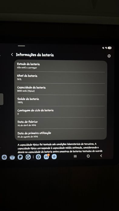 Tab samsung s10 lite 128GB ( Spen e carregador incluídos)