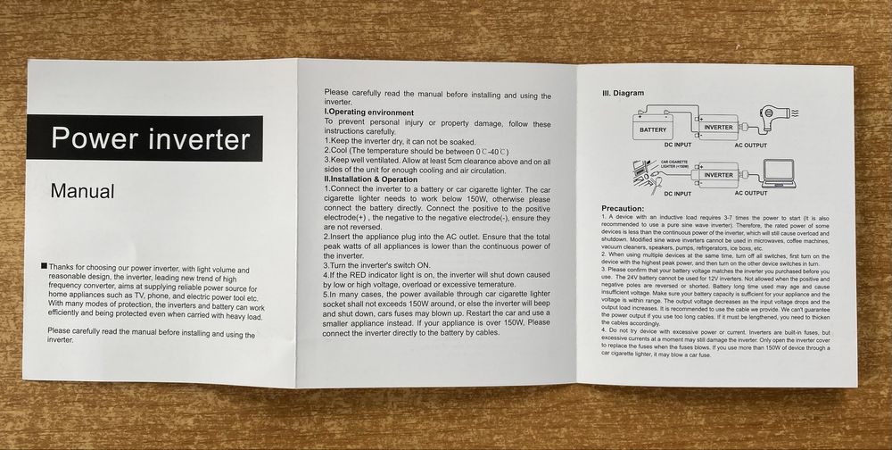 Інвертор Foval 3000W чистий сінус