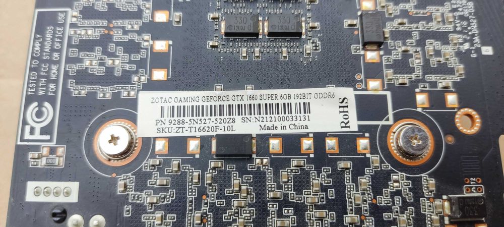 Karta graficzna  ZOTAC GeForce GTX 1660 SUPER 6 gb ddr6