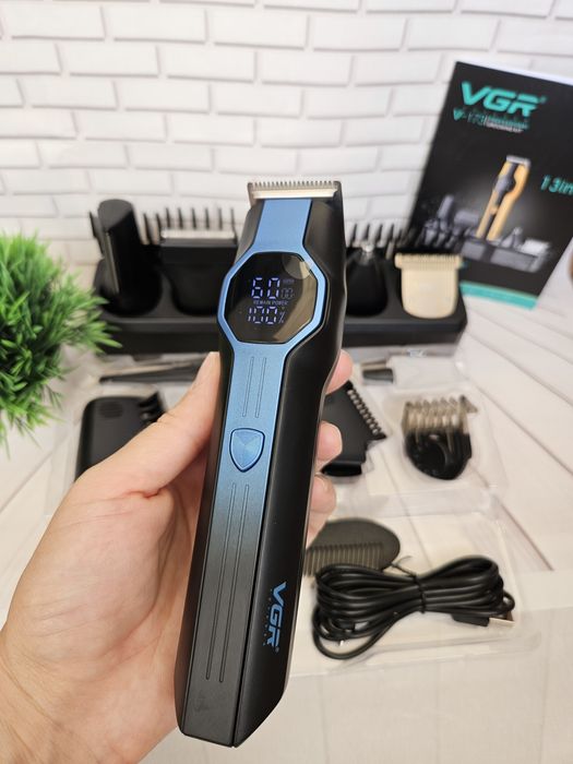 Набір VGR 173 стрижка насадки бороди носа голови тример машинка трімер