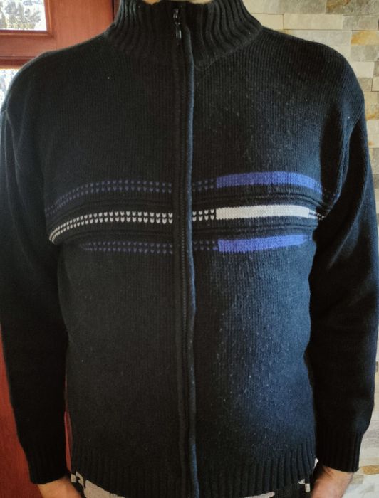 Sweter męski rozmiar xl z zamkiem