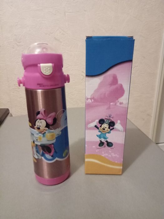 Детский термос с трубочкой