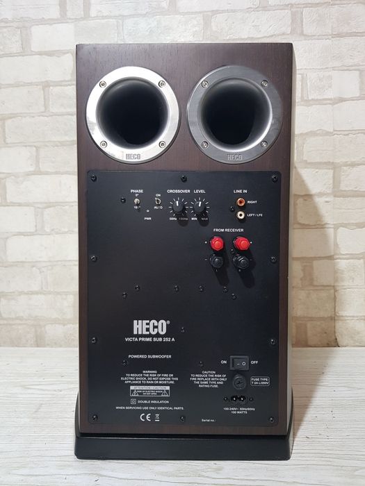 30 Нч, Сабвуфер активний Heco Victa Prime Sub 252 A +2.,  200Вт з Нім