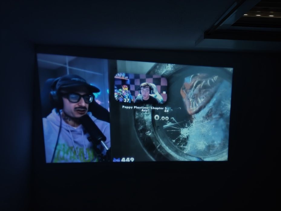 Mini Projetor Portátil Android 11 WiFi 6 HD Suporte 4K – Netflix,