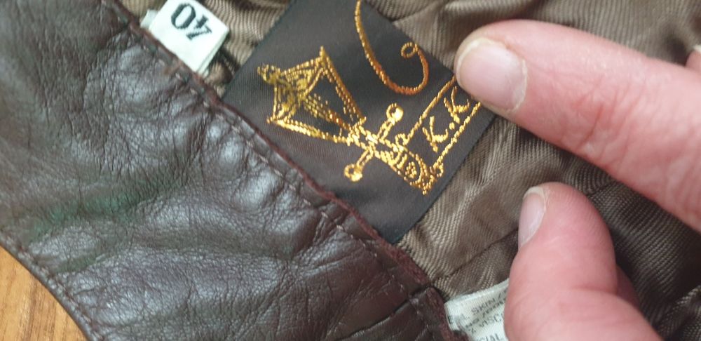 Кожаные брюки .40 размер