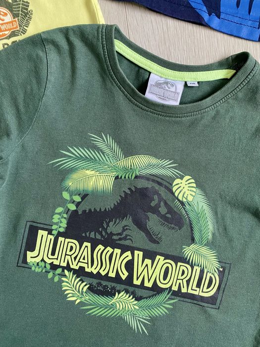 T-shirty koszulki chłopięce Jurassic World dinozaury t-rex 110