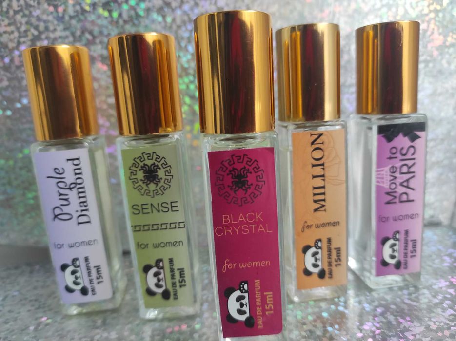 Perfumetki Komplet 5 sztuk,zestaw inspiracje