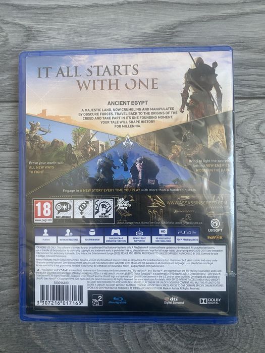 Гра Assassin's Creed: Origins для Ps4 (Blu-ray диск) Нова