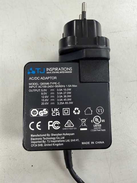 Ładowarka sieciowa USB-C 65W