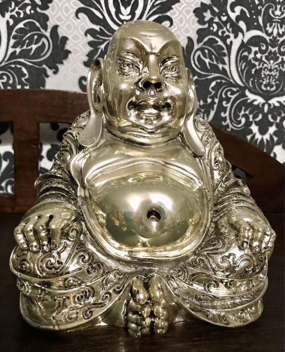 Статуетка Хотей Будда срібло Brunel 999 Італія