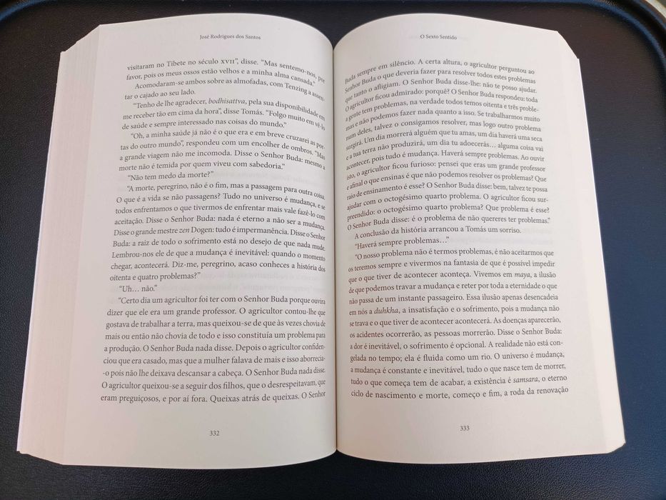Livro "O Sexto Sentido", de José Rodrigues dos Santos