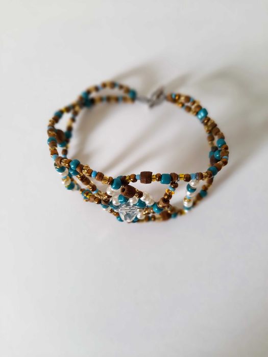 Pulseira de missangas estilo boémio