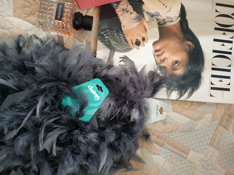 Боа Claire's з натурального пір'я, 2м