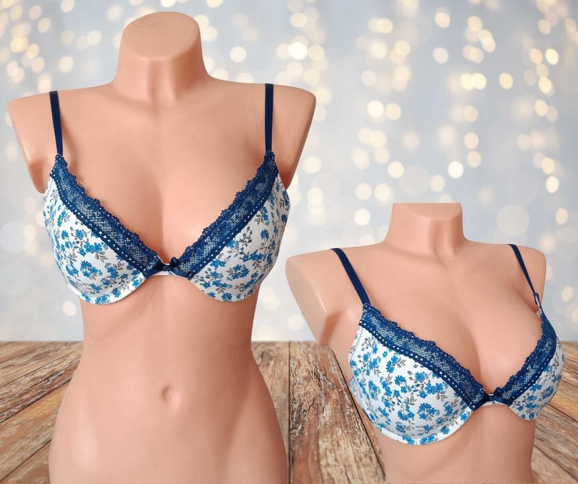 stanik biustonosz w kwiatki 75C