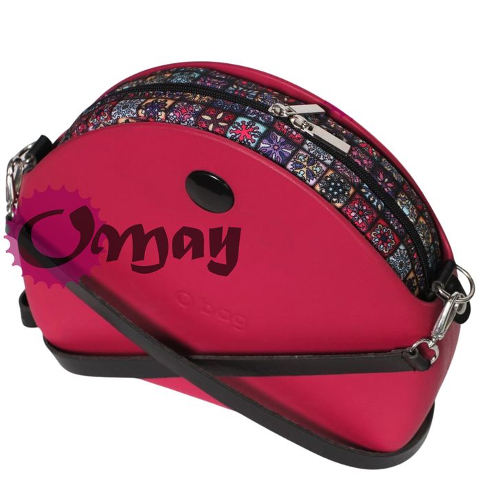 Czarny organizer do OBAG MOON LIGHT kafelki kolorowe 2 kieszenie OMAY
