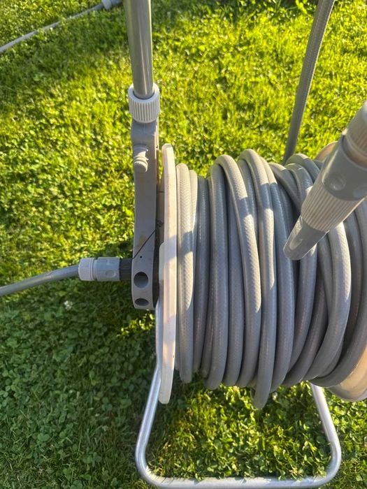 Садовий шланг 50 м на візку з котушкою. Садовий шланг. Шланг садовий.