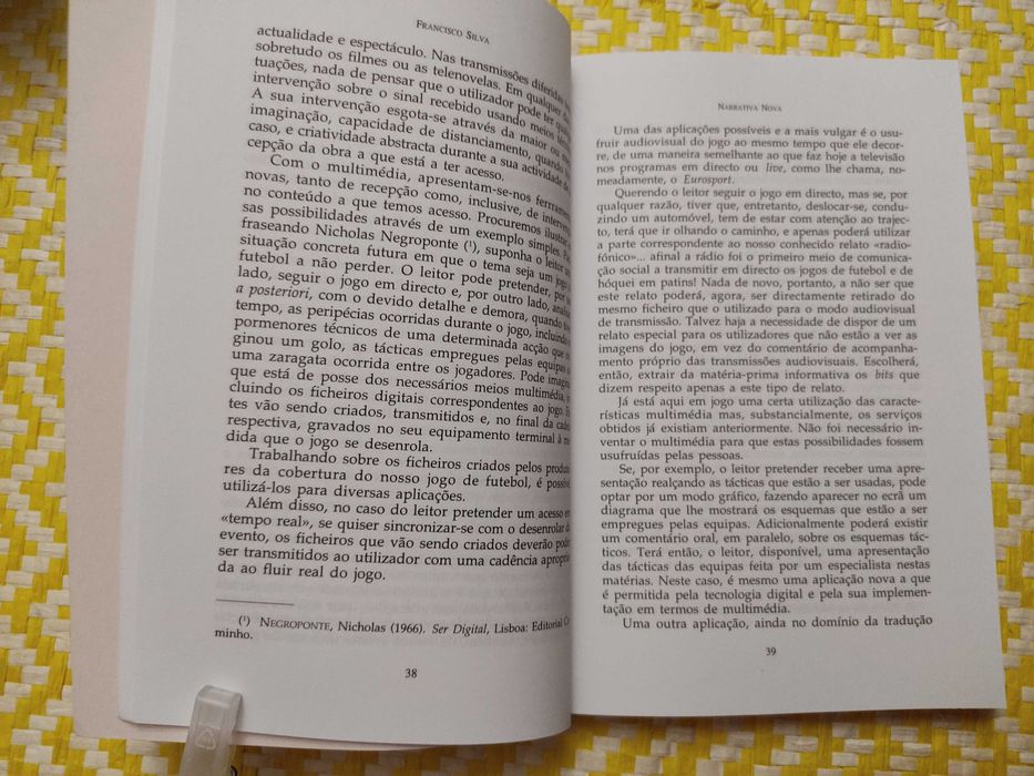 NARRATIVA NOVA - Dialogando com a sociedade de informação