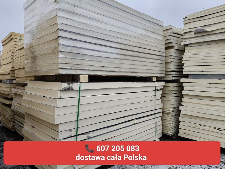 Płyta PIR ALU 0,022 w drugim gatunku dostawa gr. 20-160mm CAŁA POLSKA