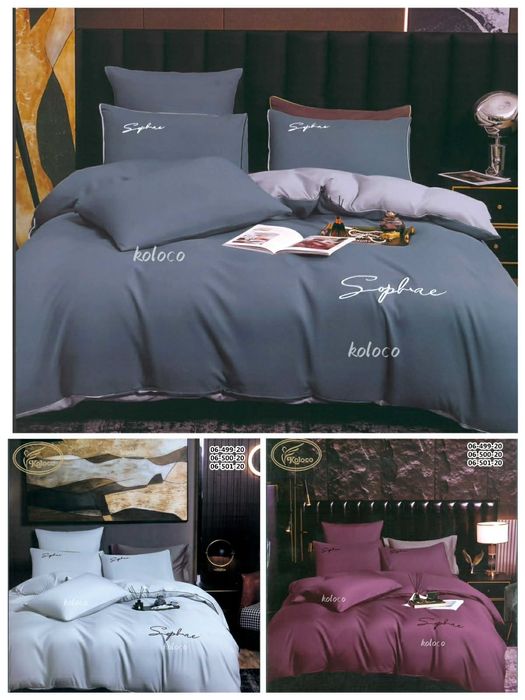Постільна білизна Koloco сатин та фланель
