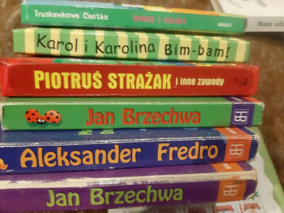 6 książeczek dla dzieci twarde stronice-Brzechwa-Fredro i inni