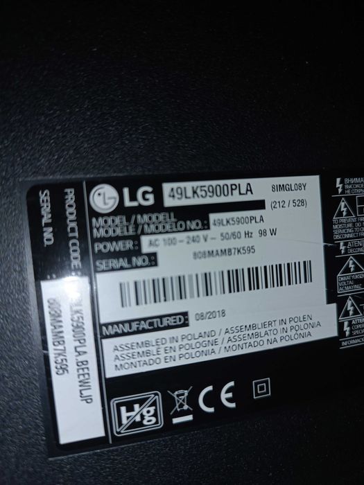 Telewizor LG 49 cali