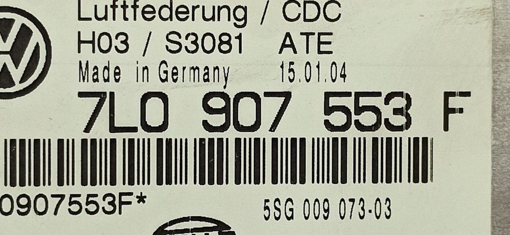 CENTRALINA DA SUSPENSÃO VOLKSWAGEN TOUAREG (7LA) TDI V10