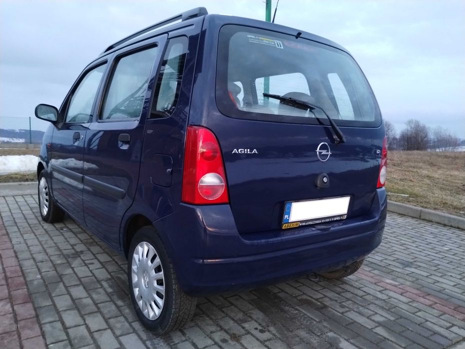 OPEL AGILA 1.2 16v. 75 KM. Salon PL. Zadbany. Wspomaganie. Bez rdzy.
