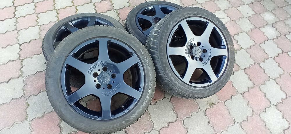 BRABUS 17'' Mercedes 8.5J 5x112 ET45 Dystanse 20mm
