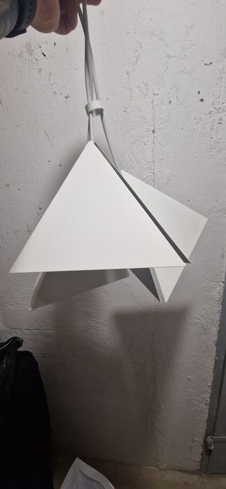 Lampa biała, żyrandol, Luminex SET 7407,