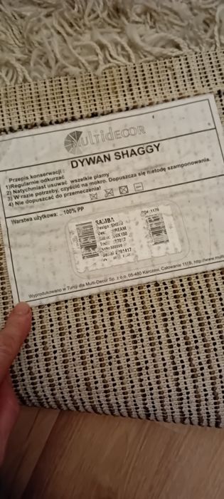 Dywan Shaggy Turecki