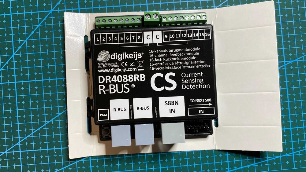 Digikeijs DR4088RB-CS 16-kanałowy detektor zajętości toru S88N