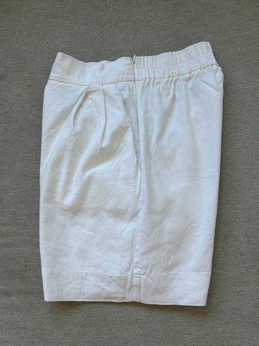 Calcoes  de linho brancos